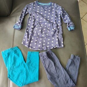Mini Boden Tunic 4-5Y and 2 pair size 100m/5 Hanna leggings